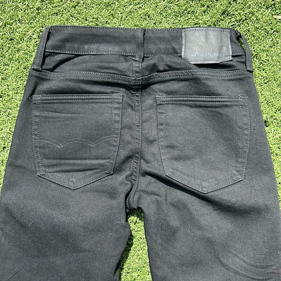 American Eagle Next Level Flex Skinny Black Jeans Size 26 X 28 - Picture 1 of 10